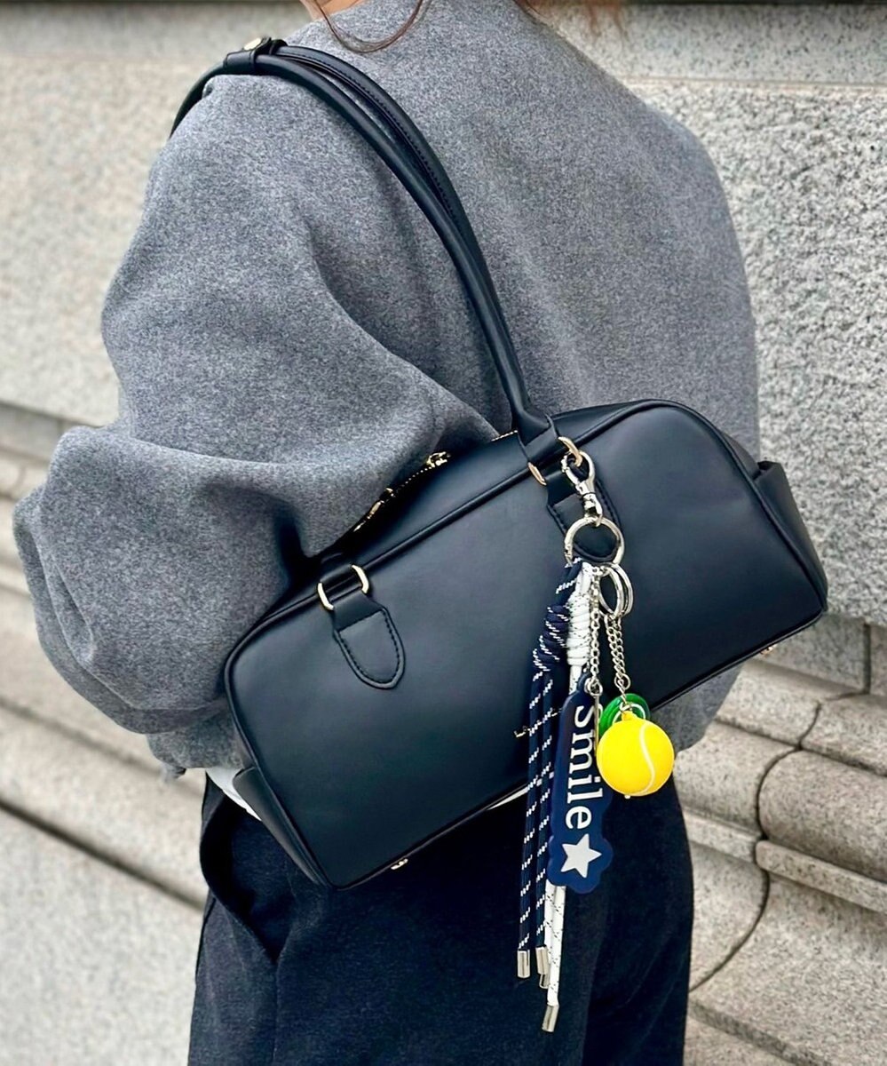 LA BAGAGERIE 【インスタグラマー Chiyoさん×LA BAGAGERIE】スクエアボストン 