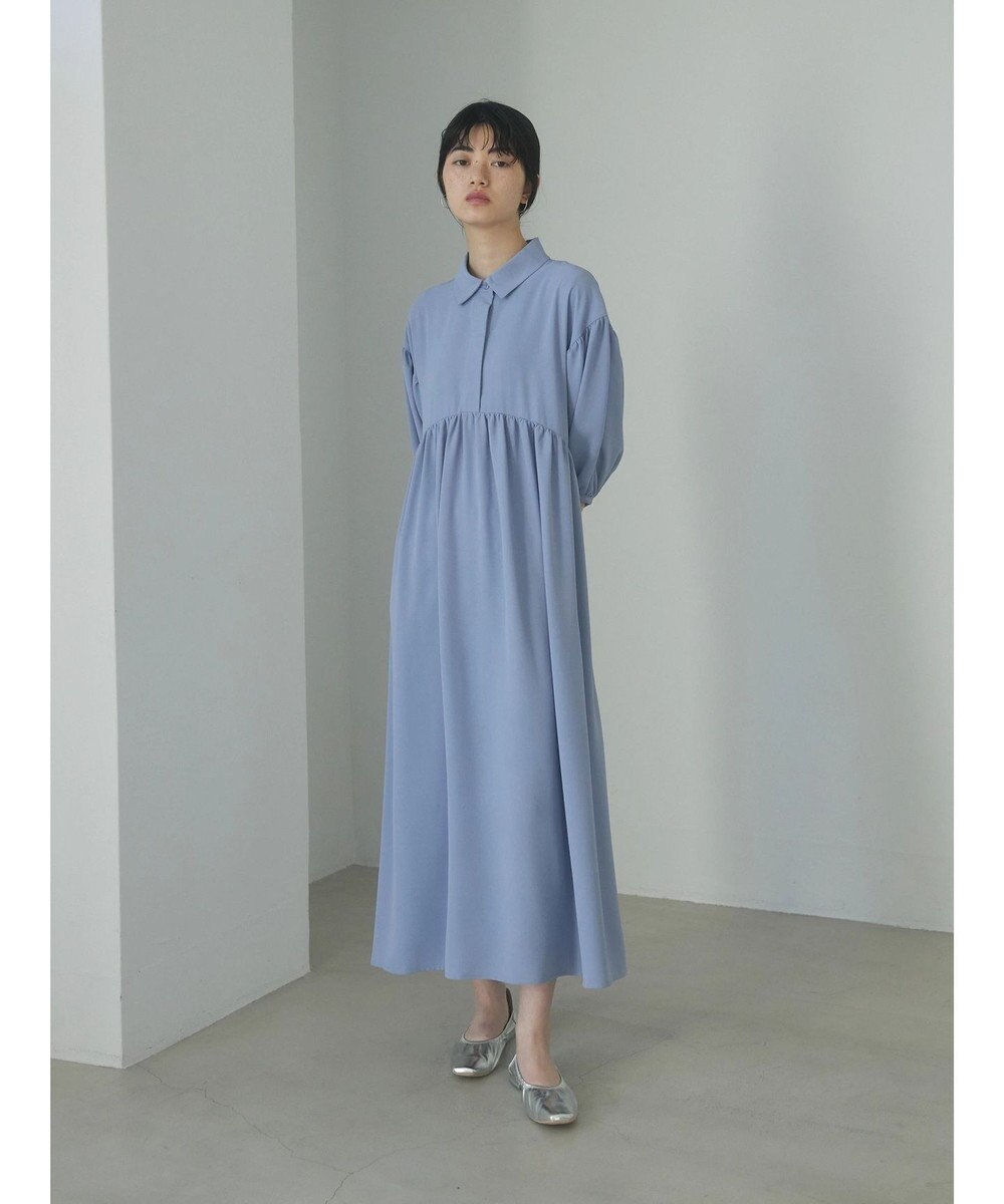 Green Parks ａ．衿付き切り替えワンピース 