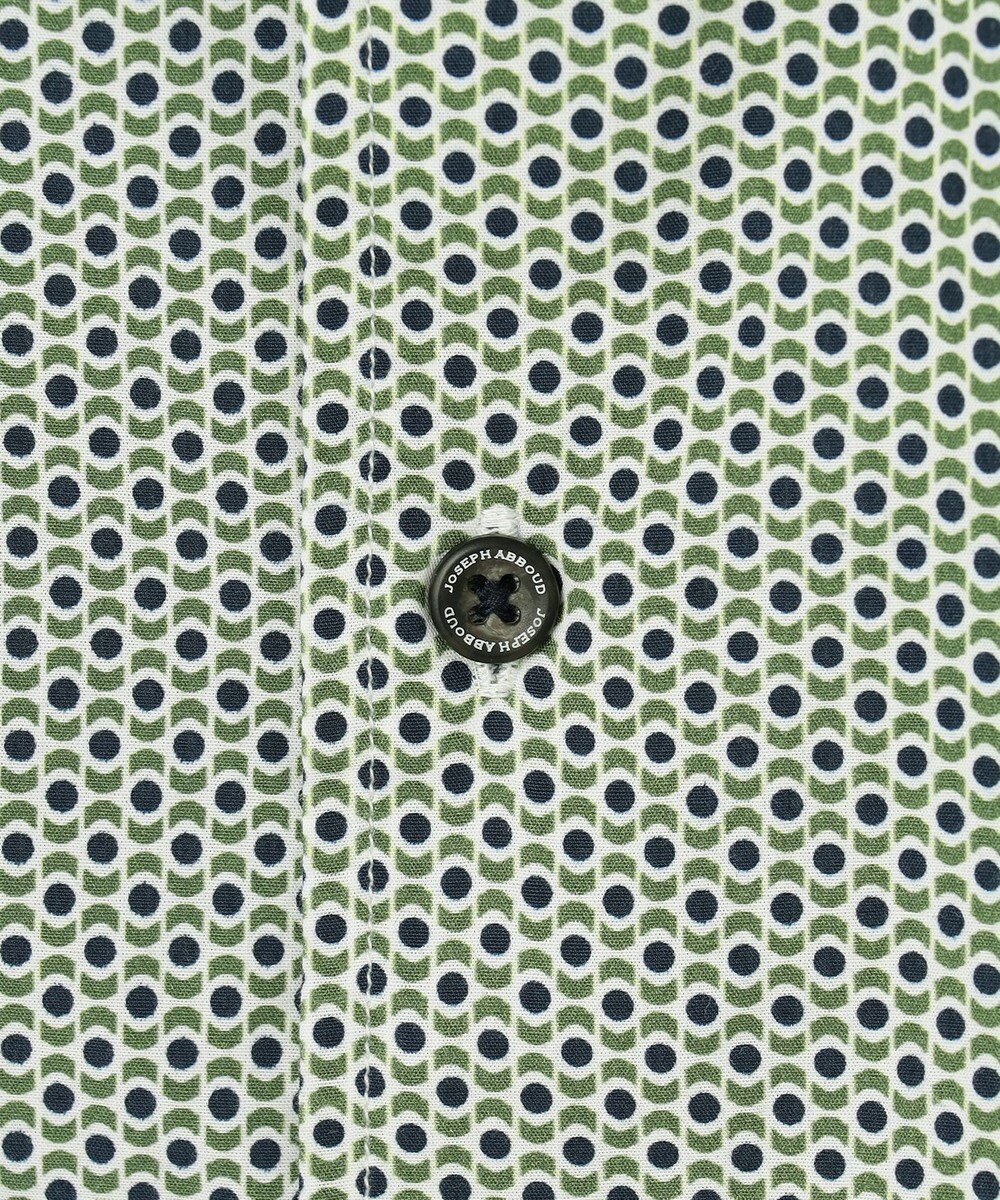 JOSEPH ABBOUD 【キングサイズ・オーガニックコットン使用】コットンプリント シャツ 