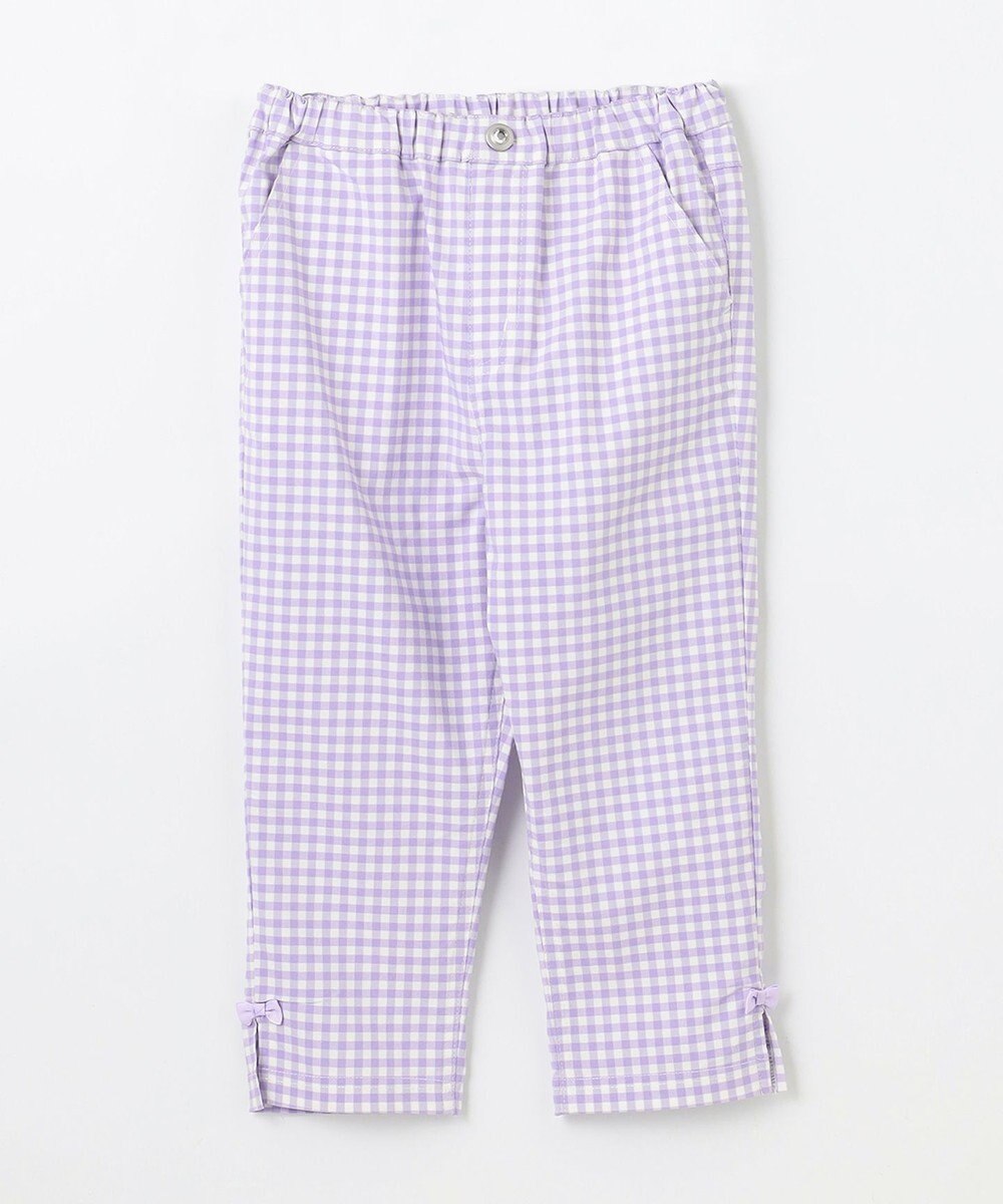 ANY KIDS ひんやりクール ギンガムパンツ 