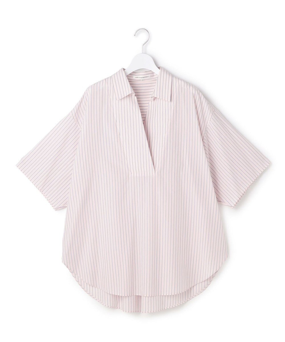 23区 L 【Lサイズ限定】リラックスシルエット スキッパーシャツ 