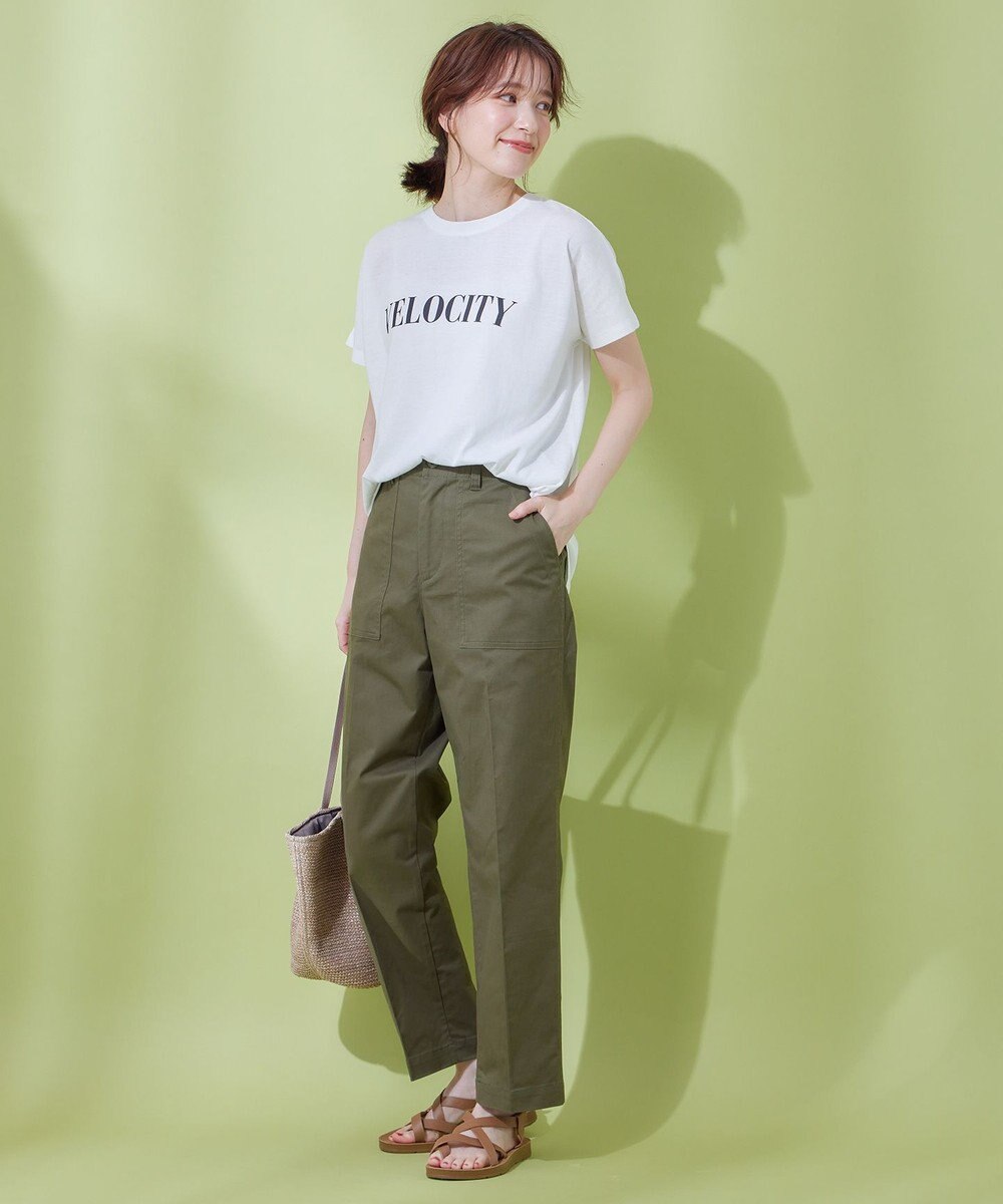 ANY ドルマンスリーブロゴTシャツ 