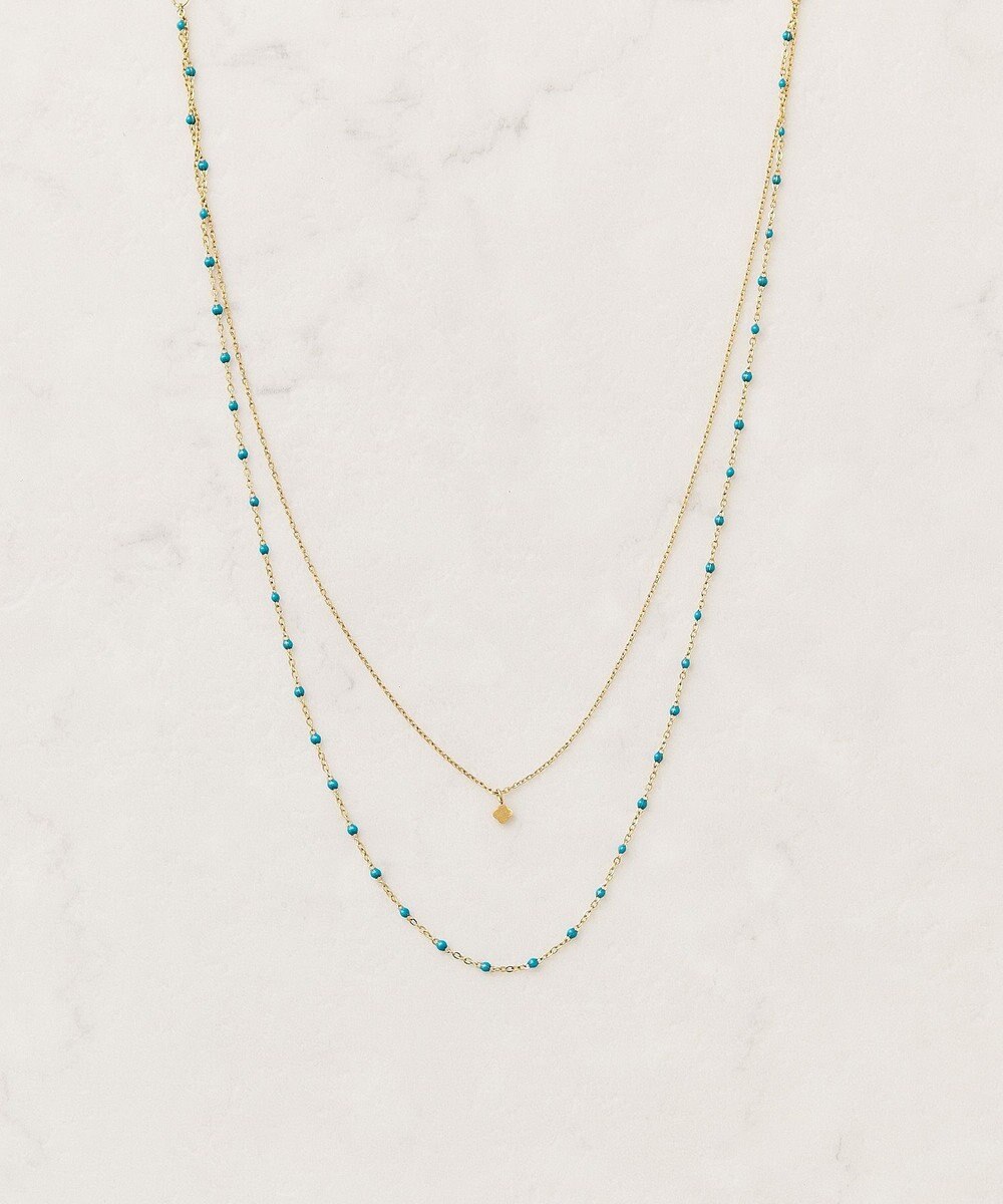 AMERICAN HOLIC 【ステンレス】プチトップカラーMIX2連ネックレス 