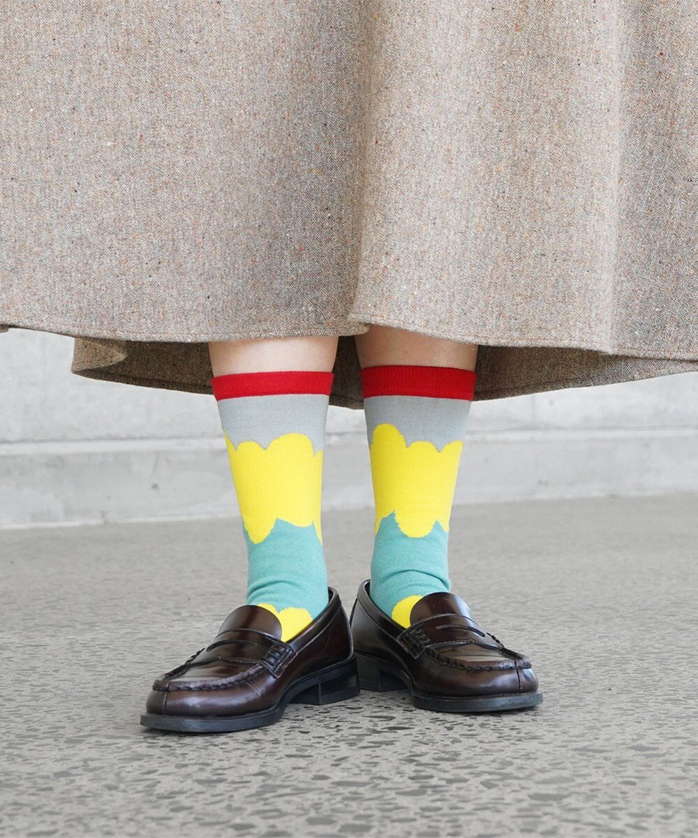 nitorito 【UNISEX】米沢オリジナル柄 ice monster 靴下 