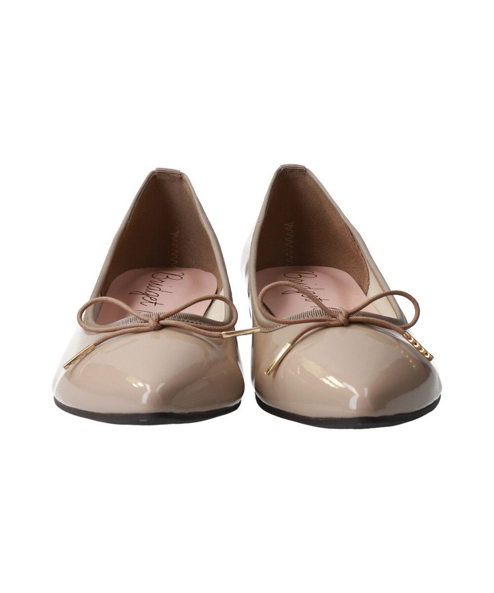 Bridget Birkin 【Bridget Birkin】ポインテッドリボンレインフラットパンプス 