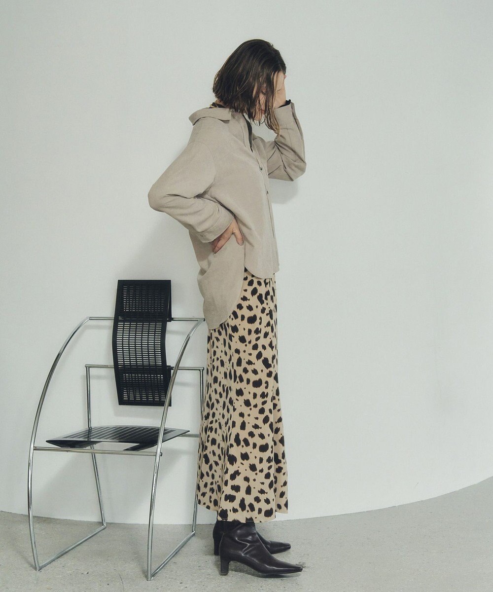 YECCA VECCA ピーチ起毛シャツ 