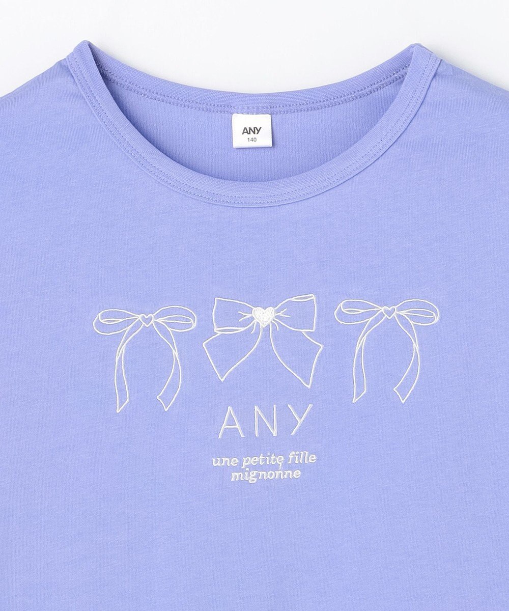 ANY KIDS 【Good Price】 ANY刺繍 長袖Tシャツ 