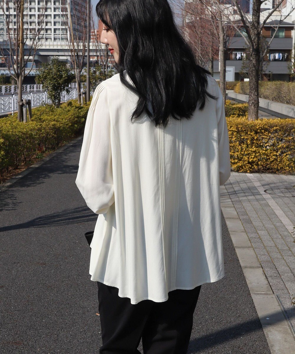 AMERICAN HOLIC サラックールタックブラウス 