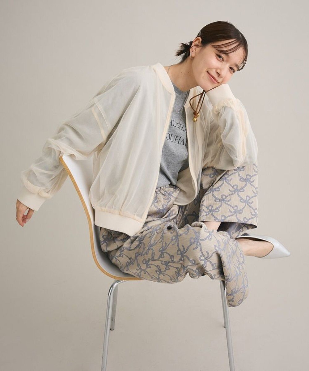 Green Parks チュールブルゾン 