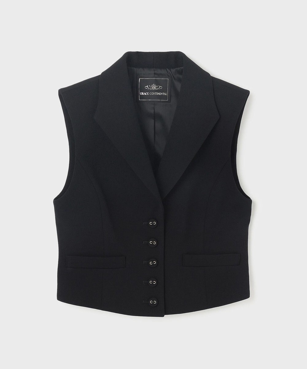 GRACE CONTINENTAL トリアセジャージジレ 