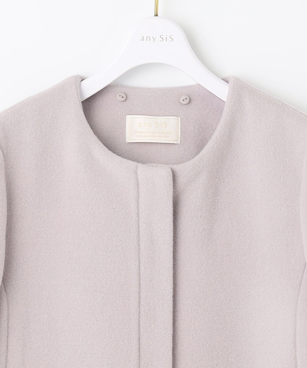 ANY SIS 【美人百花11月号掲載】2WAYスーペリアファインウールモッサ コート 