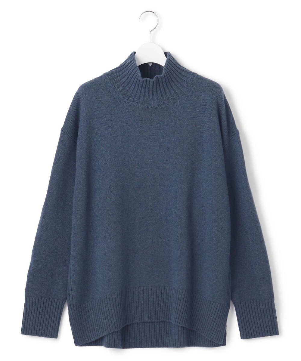 23区 【洗える】ウールカシミヤ ハイネック ニット 