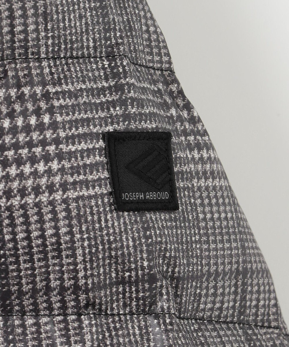 JOSEPH ABBOUD 【撥水/フード取り外し可/ダウン】パウダータフタ ダウン ブルゾン 