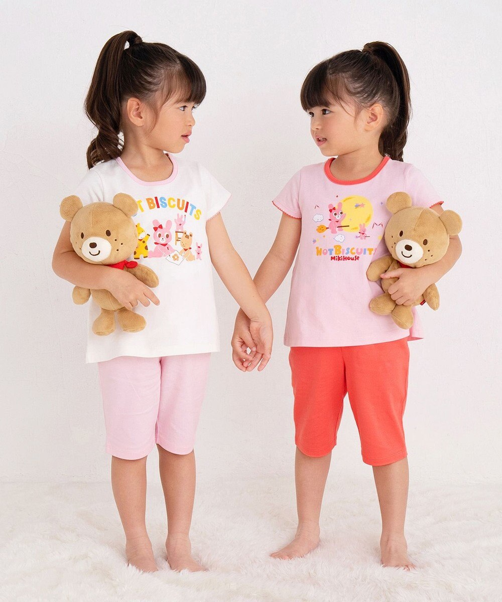 MIKI HOUSE HOT BISCUITS 【80-120cm】 キャビット ルームウェア 上下セット 