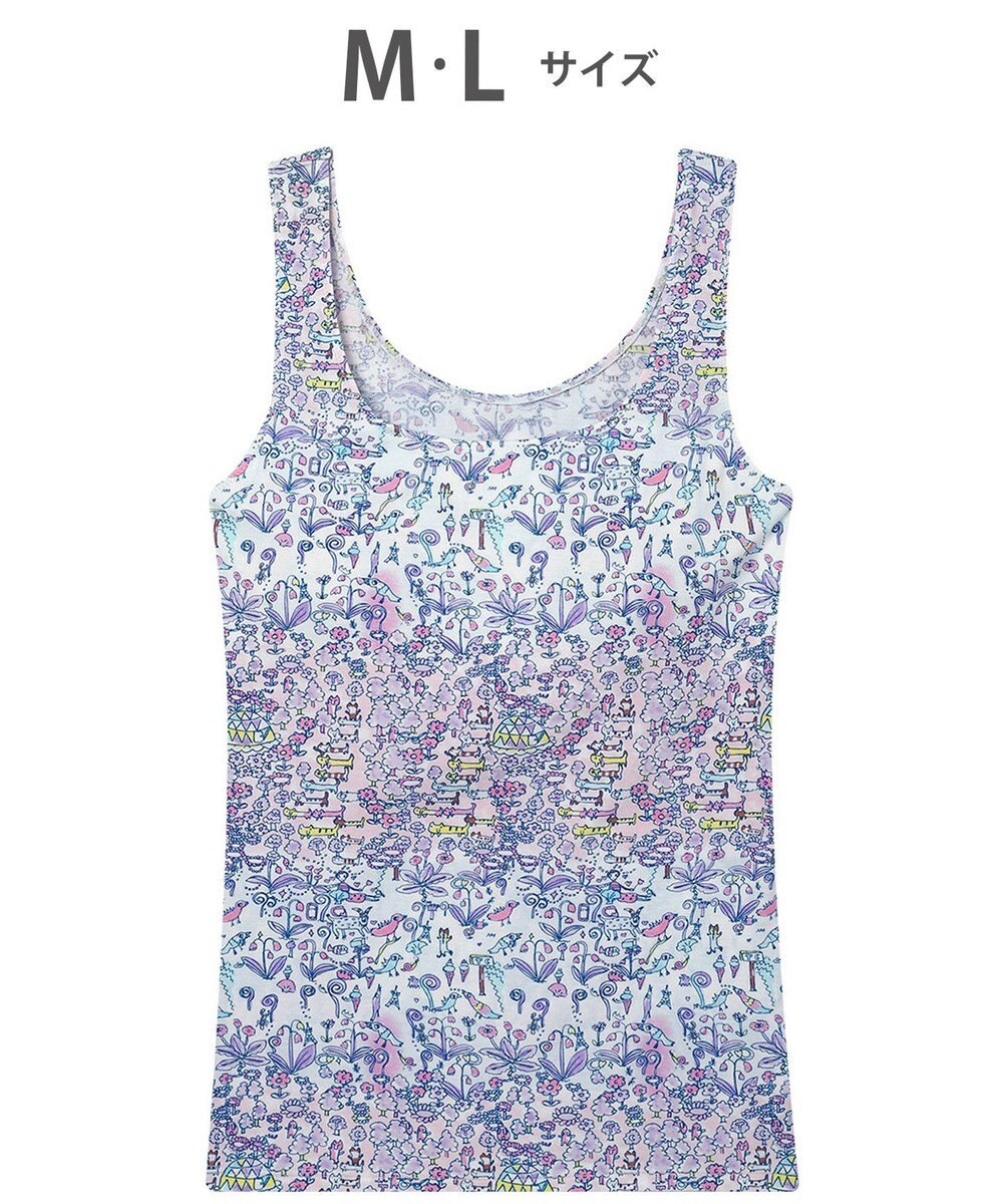 tsumori chisato SLEEP ツモリチサト インナー ノースリーブ タンクトップ ベア天竺素材(身生地) パッド付 レディース UCX410 /ワコール 