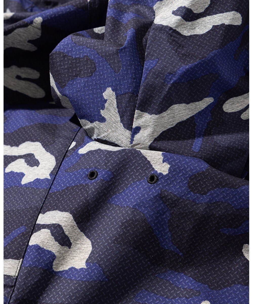 JOSEPH ABBOUD MOUNTAIN 【ストレッチ/軽量/撥水/ポケッタブル】エンボスカモフラージュ パーカー 