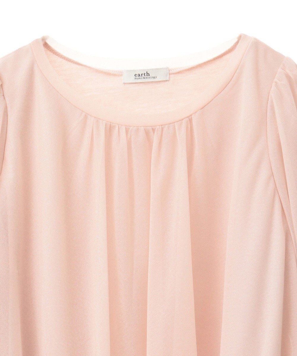 earth music&ecology シアーバルーンプルオーバー 