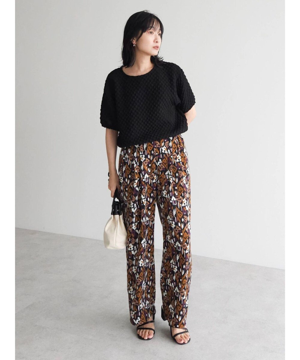 Green Parks アート柄イージーパンツ 