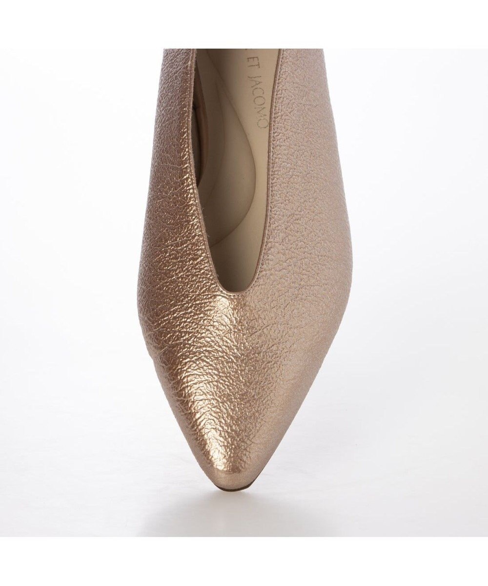 MODE ET JACOMO <MODE ET JACOMO>Uカットフラットプレーンパンプス 