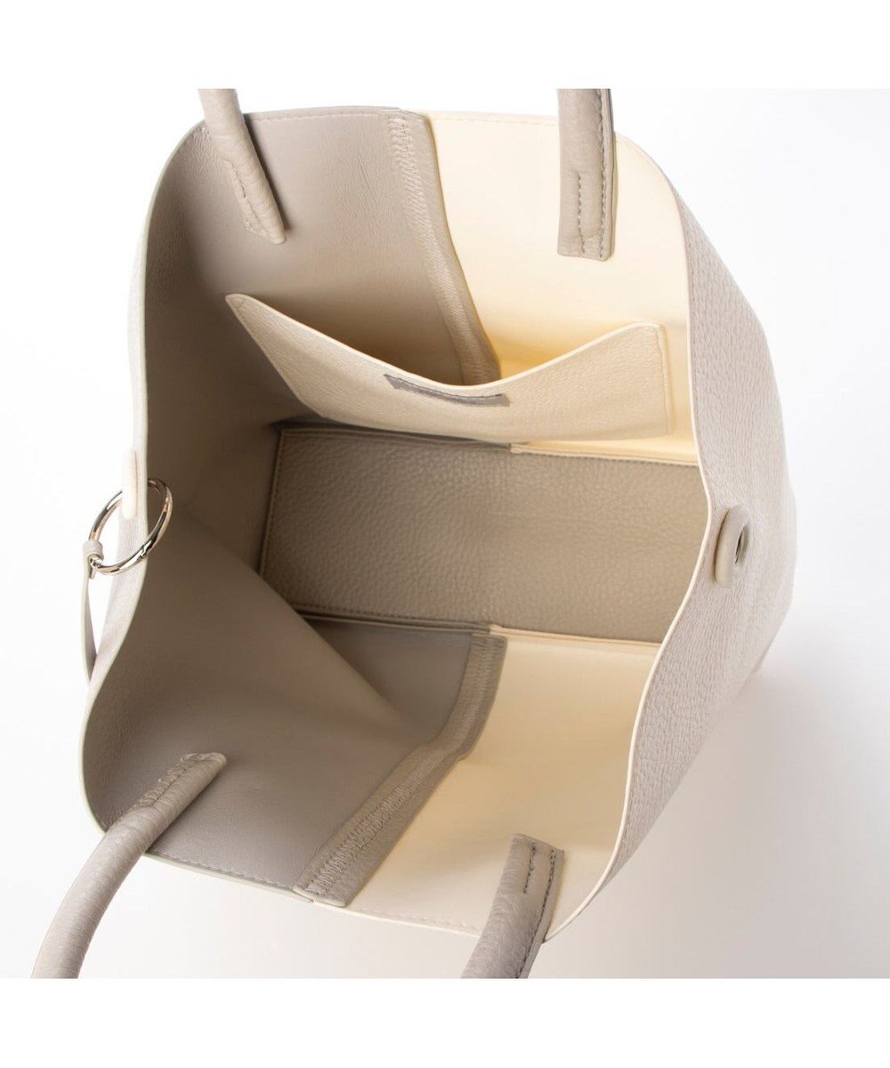 UNBILLION カシュカシュ cachecache / バイカラーフェイクレザートート 