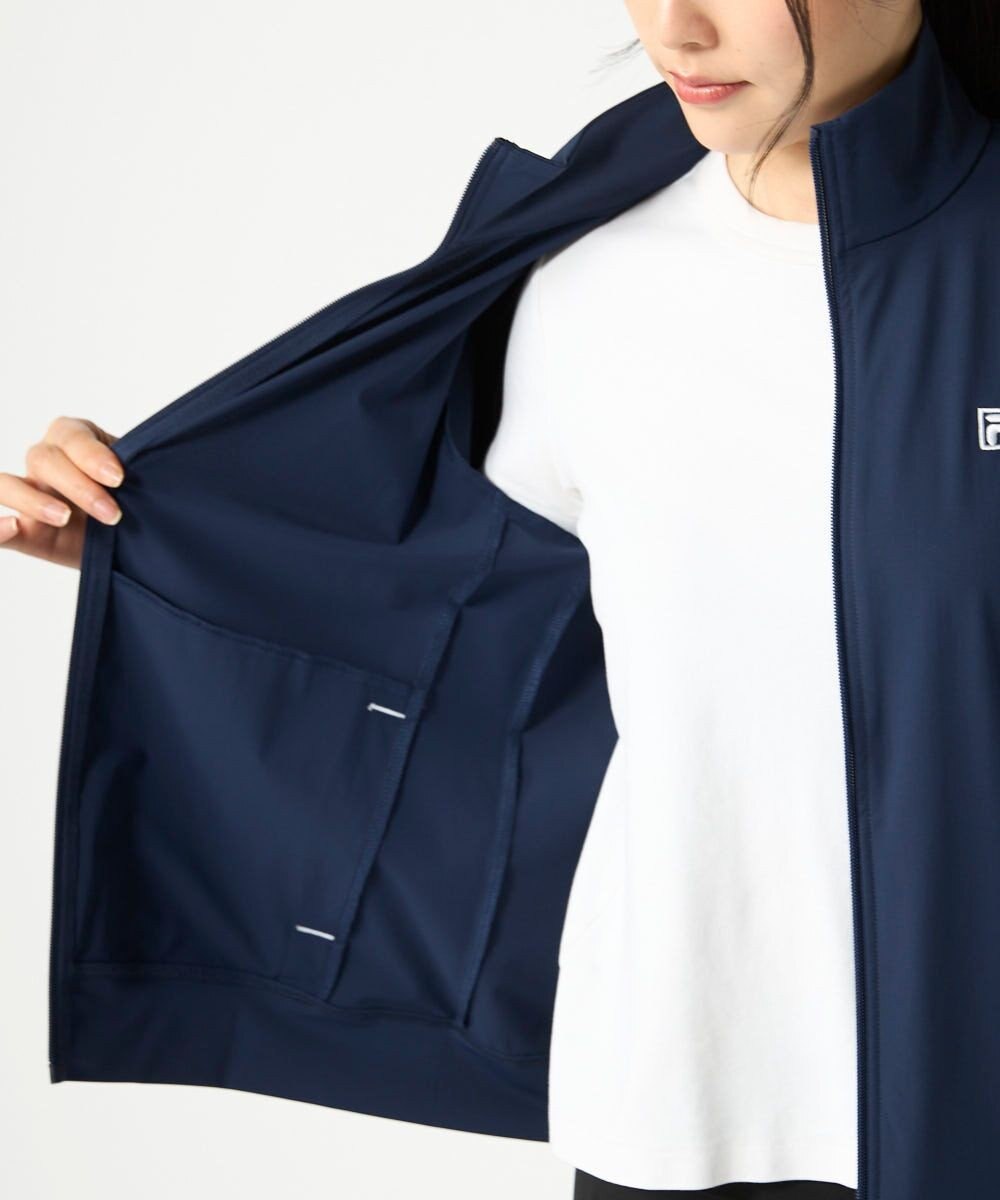 FILA GOLF／marie claire 【FILA GOLF】スタンドカラーフルジップブルゾン 