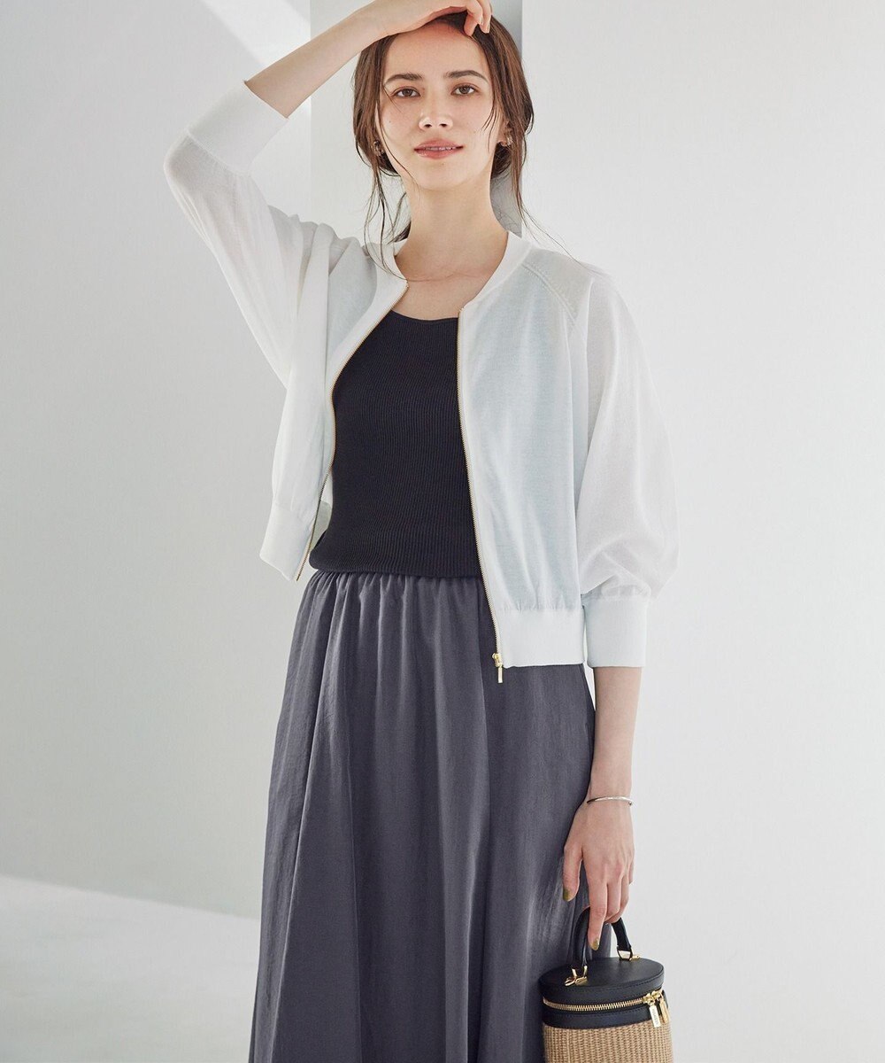 23区 S 【Oggi6月号掲載/新色追加】オーガニック コットンリブ タンクトップ 