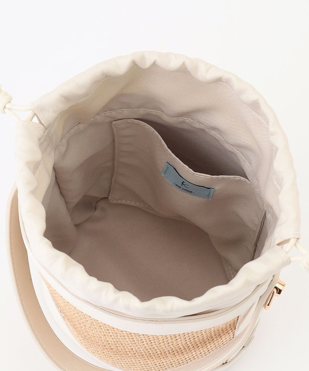 組曲 マテリアルコンビバケットバッグ 