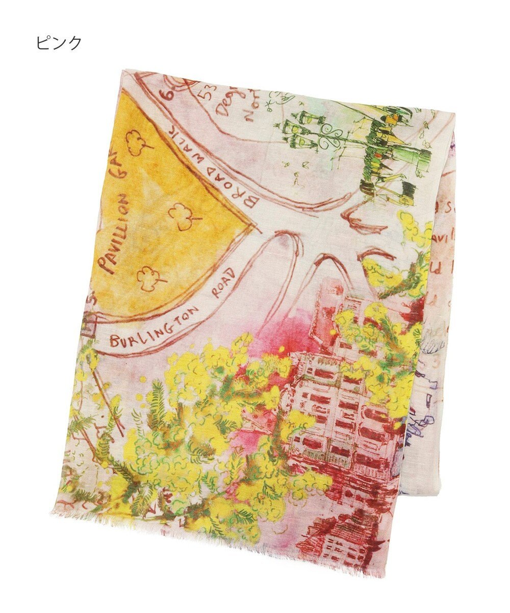 MOONBAT ハナト (Hanato) シルクコットンストール タウンマップ 