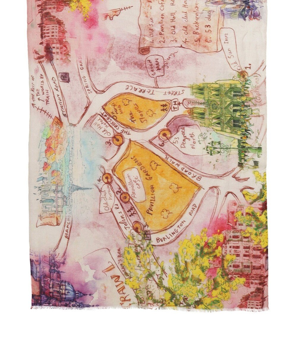 MOONBAT ハナト (Hanato) シルクコットンストール タウンマップ 