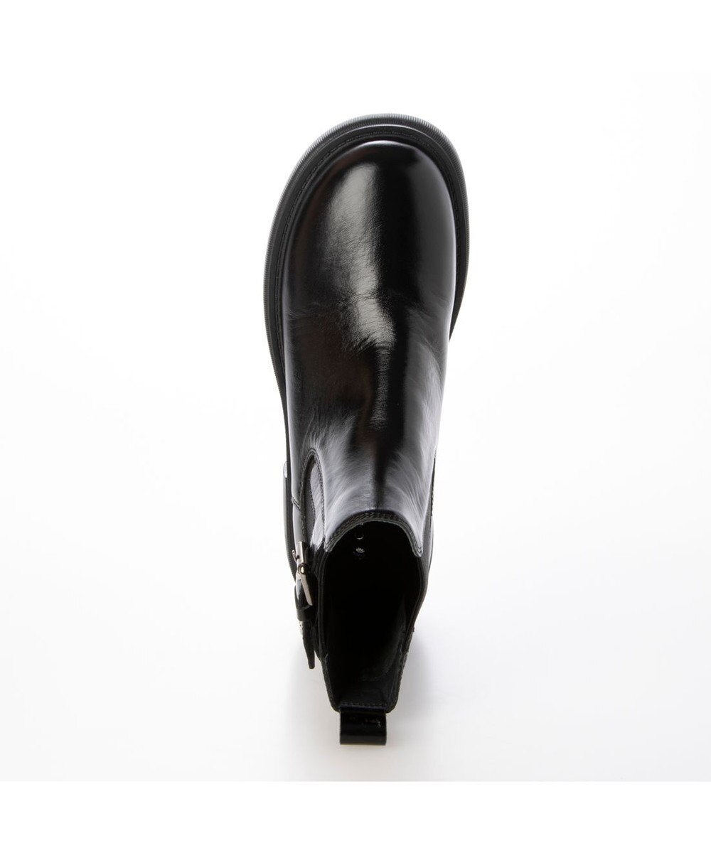 MODE ET JACOMO <carino>本革サイドゴアベルテッドショートブーツ 