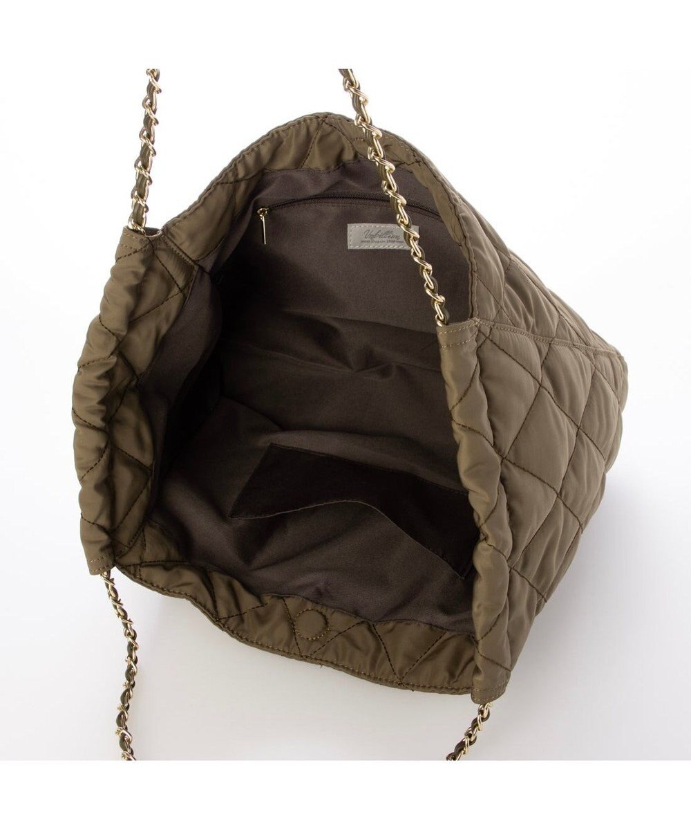 UNBILLION カシュカシュ cachecache / ナイロンキルトチェーントート 