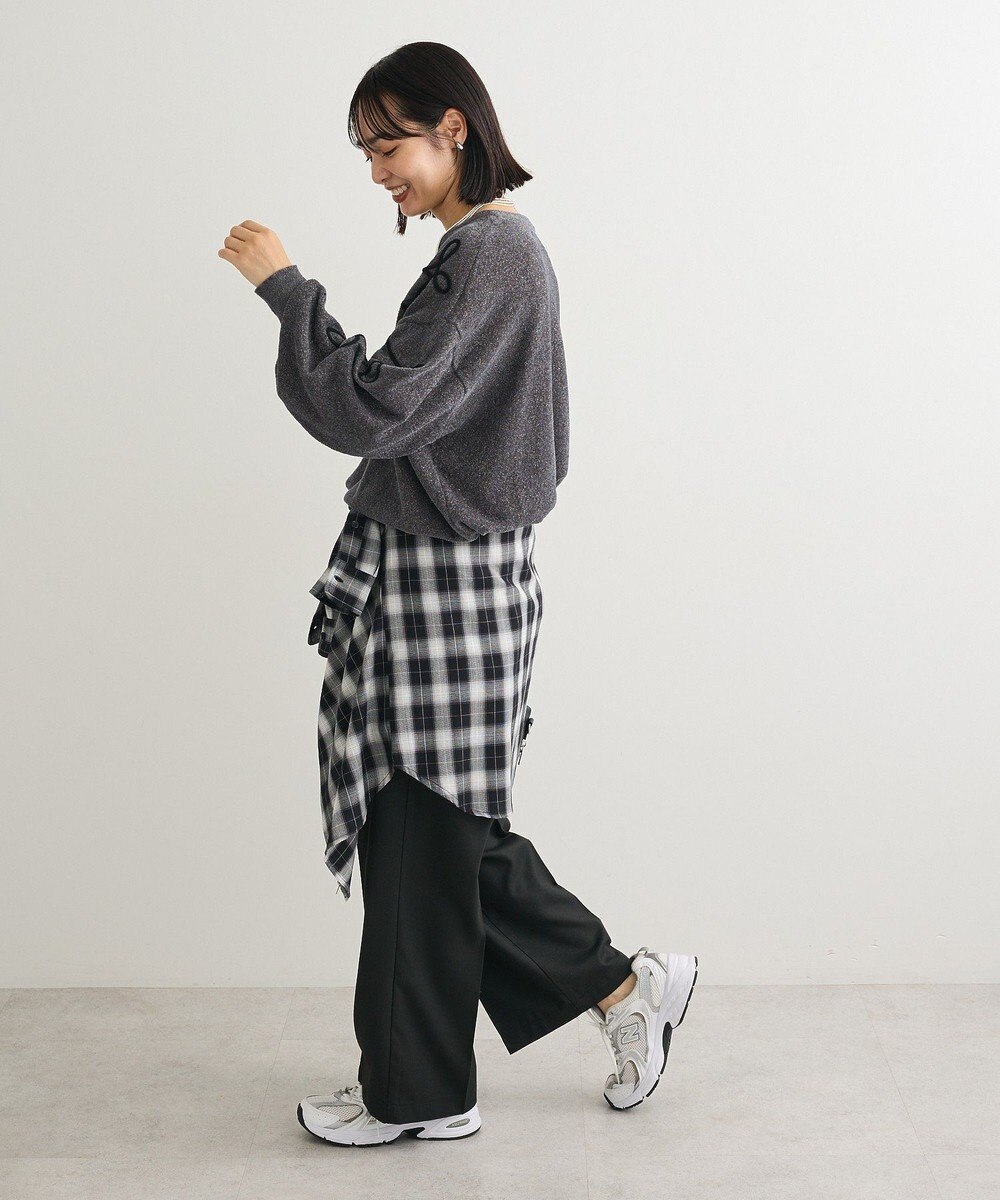 Green Parks 刺繍コードニットプルオーバー 