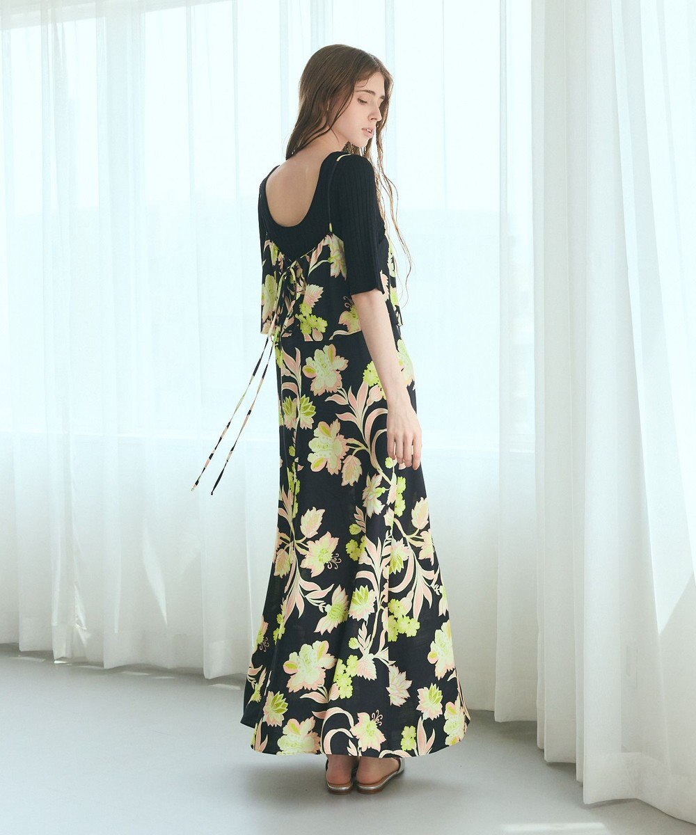 GRACE CONTINENTAL リゾートフラワーマキシ 