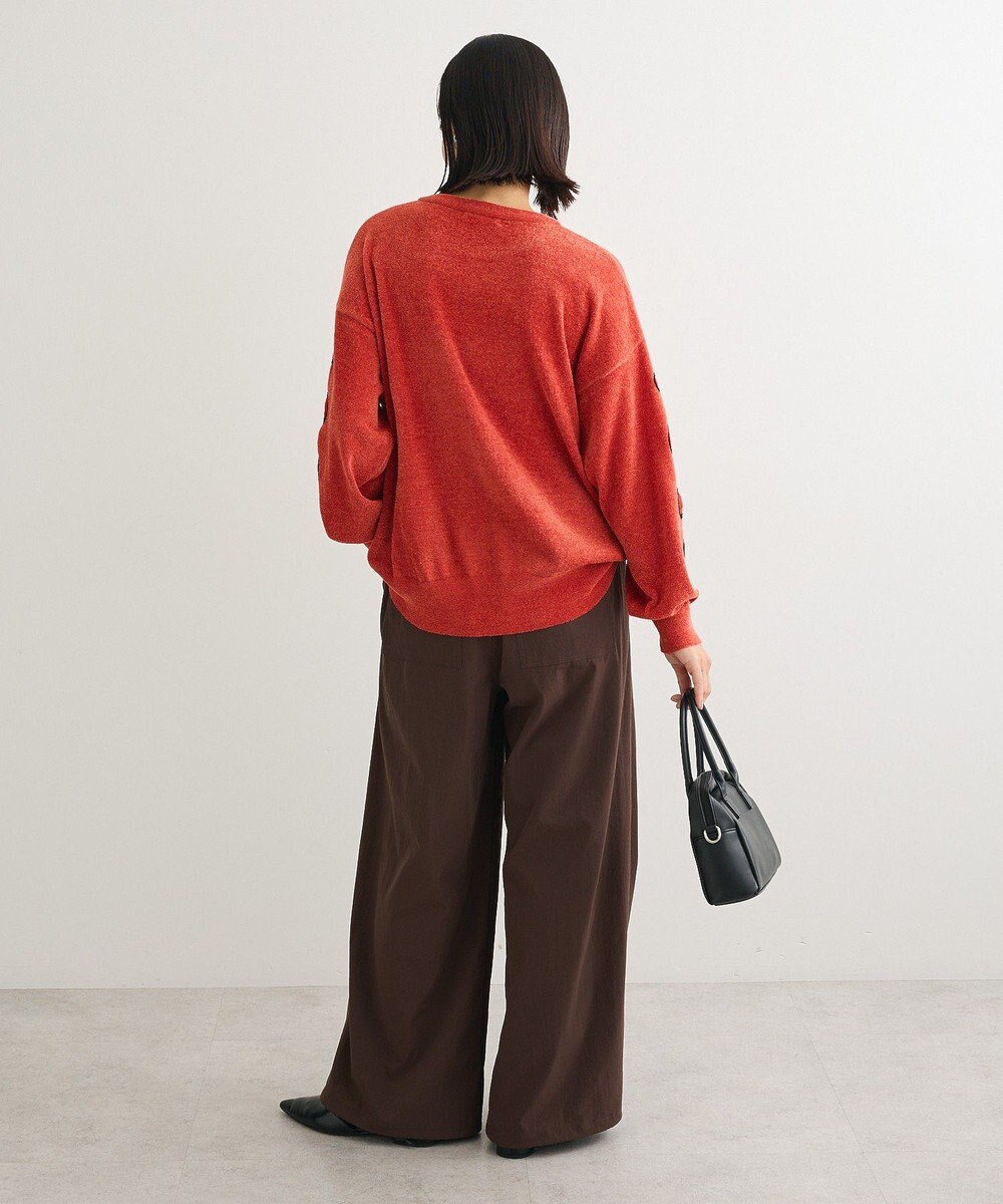 Green Parks 刺繍コードニットプルオーバー 