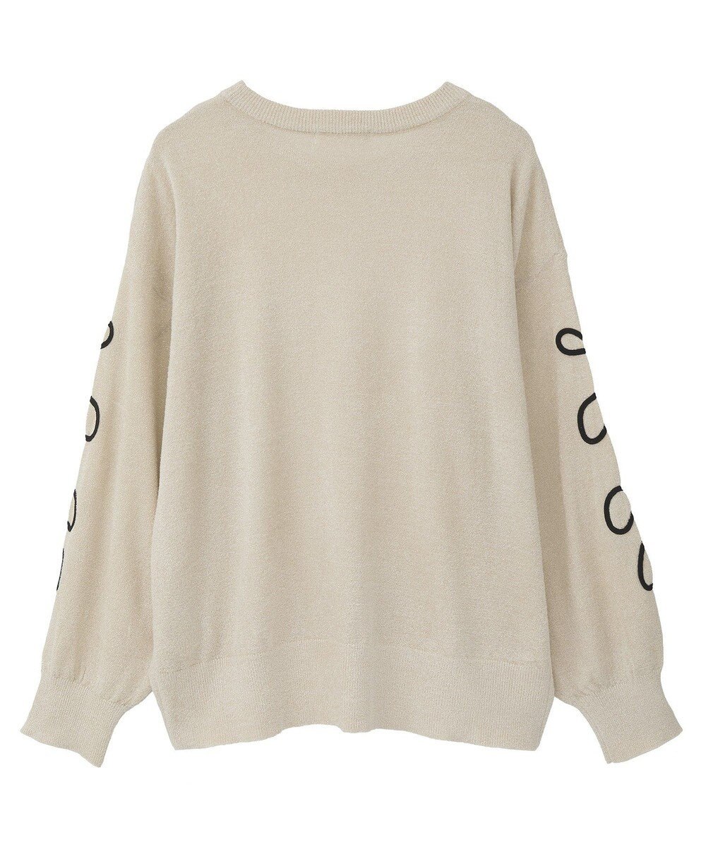 Green Parks 刺繍コードニットプルオーバー 