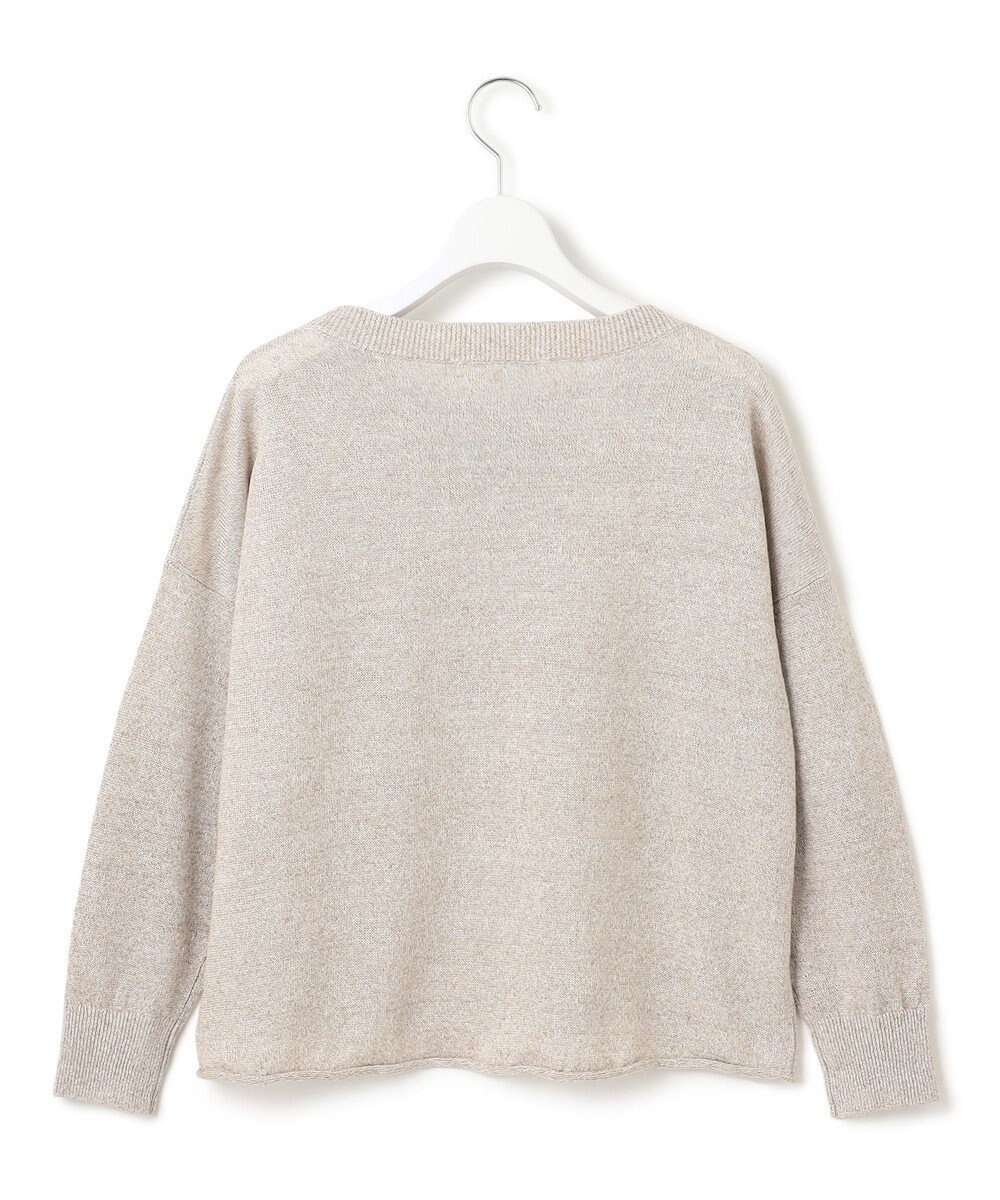 23区 【洗える】ピュアリネン ワイド ニット 