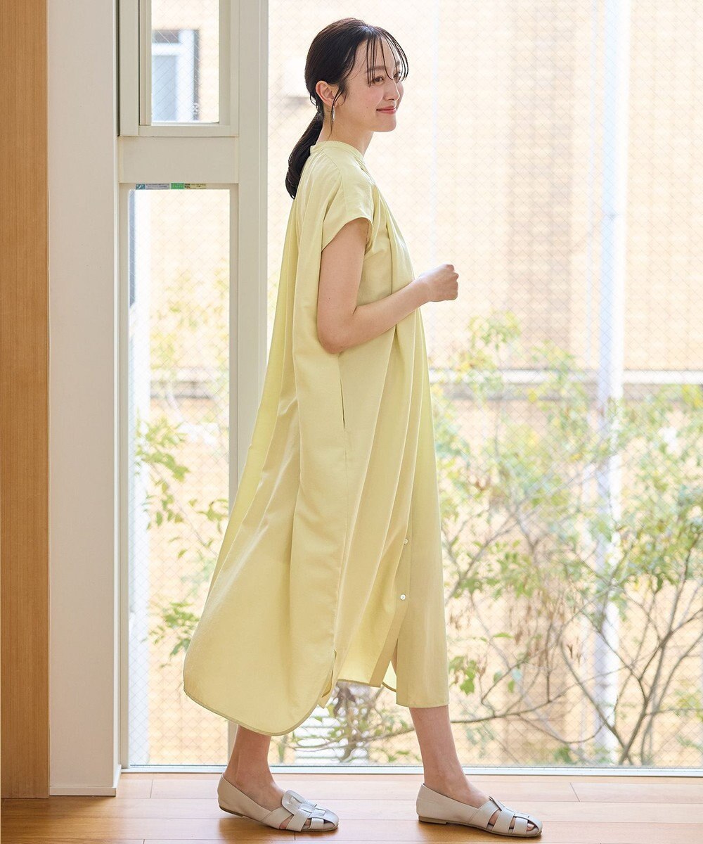 ANY スパンボイル撥水ワンピース 