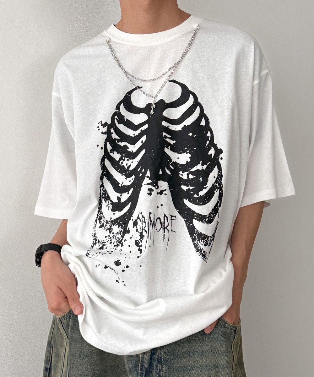 WEGO アクセ付きハードグラフィックT（SS） 