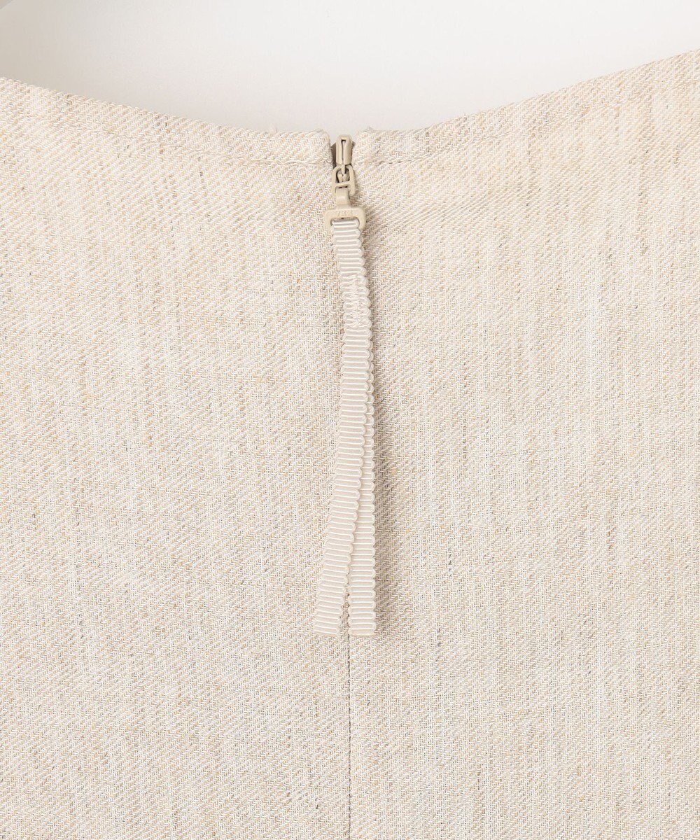 自由区 【カタログ掲載・接触冷感・UVカット・洗える】リネンミックスツィル ワンピース 