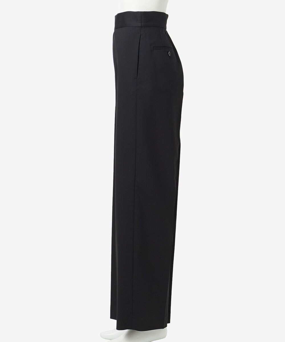 23区 【エステータ】ライトダブルクロス ワイドパンツ 