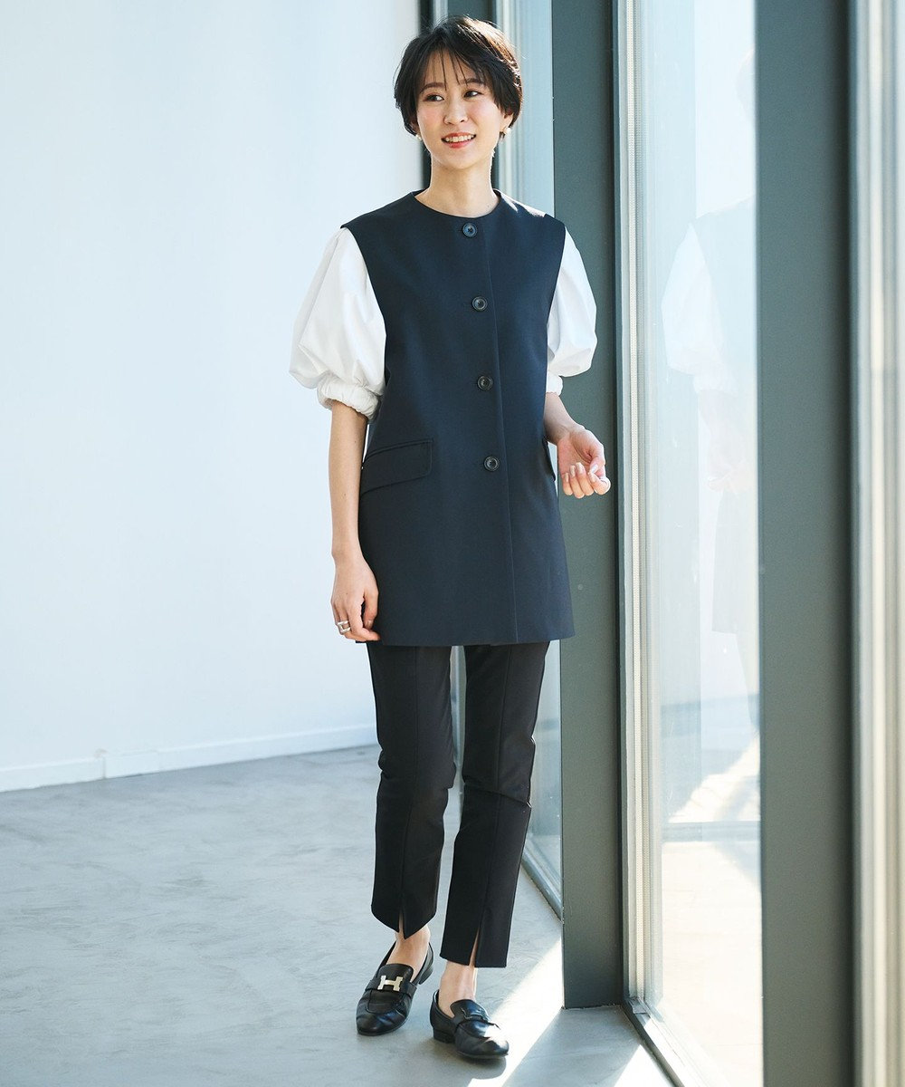 #Newans チュニックジレ 