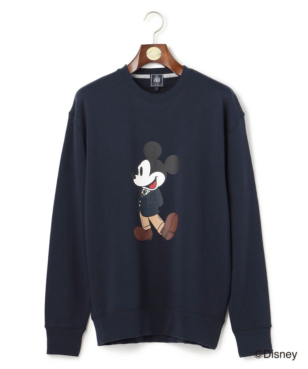 J.PRESS MEN 【DISNEY COLLECTION】【UNISEX】イラスト スウェットシャツ / ミッキーマウス 