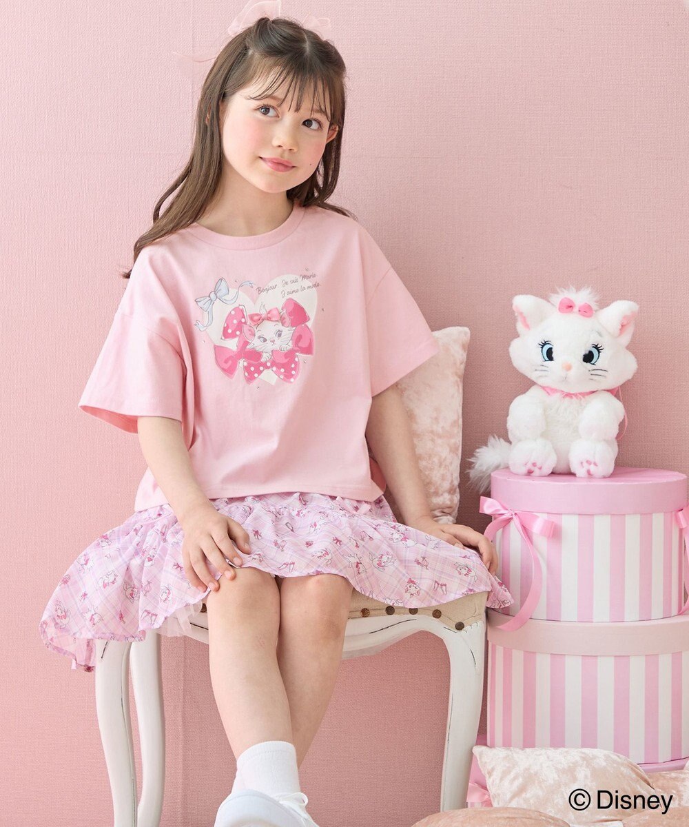 ANY KIDS 【ディズニー/マリー】ショート丈 半袖Tシャツ 