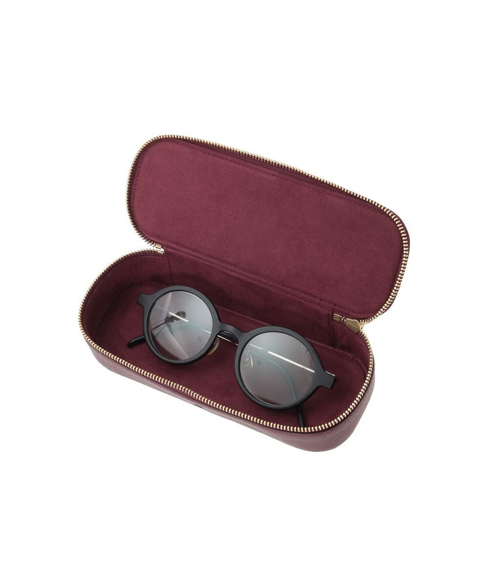 genten アーガイルカットワーク メガネケース 