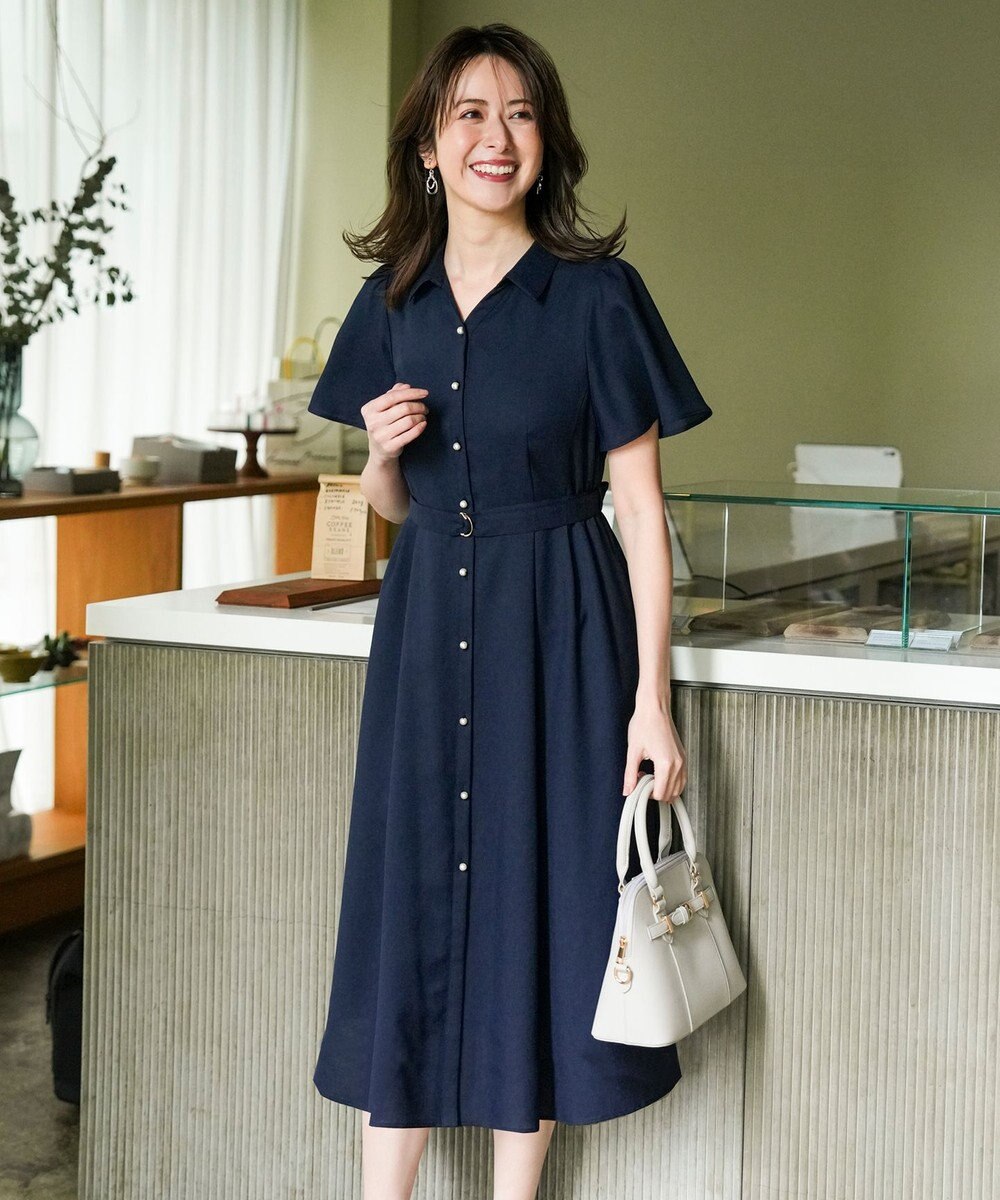 ANY SIS スムージーポリエステル ワンピース 