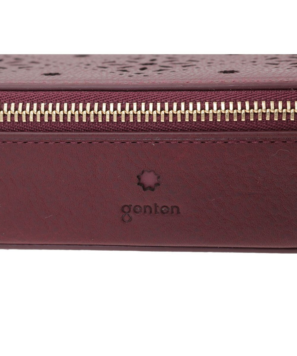 genten アーガイルカットワーク メガネケース 