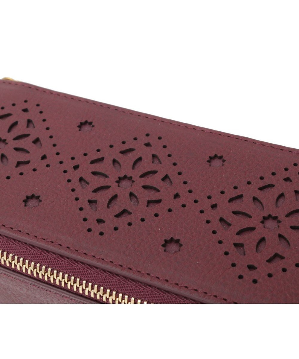 genten アーガイルカットワーク メガネケース 