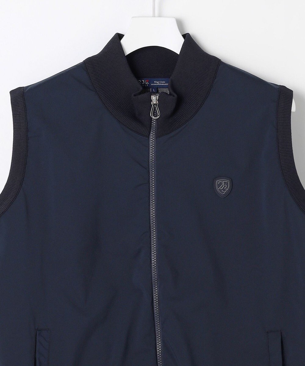 23区GOLF 【MEN】ニットコンビベスト ストレッチ レイヤードにおすすめ 