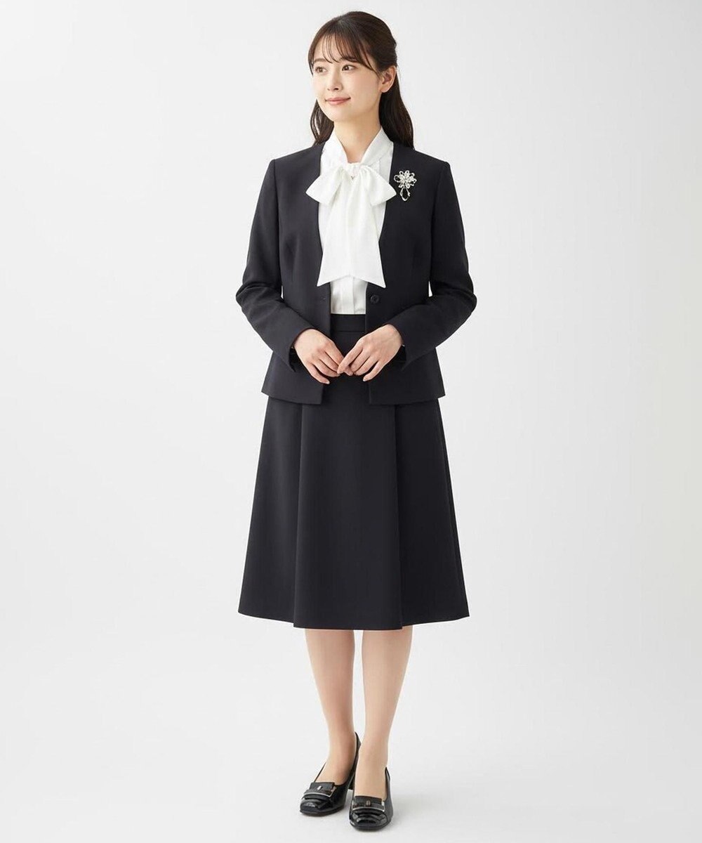 Pointer 日本製 本革スクエアトゥパンプス 