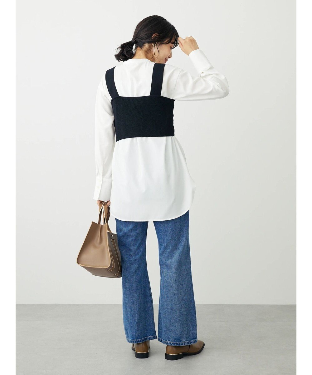 Green Parks ＳＥＴ２点ニットビスチェ＋とろみチュニック 